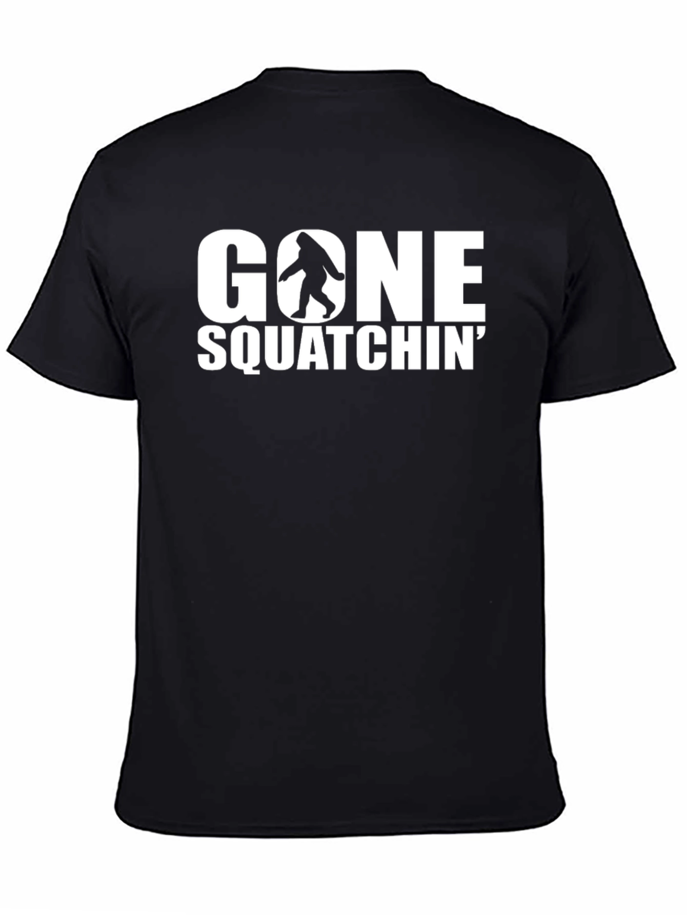 Gone Squatchin Graphic T-Shirt - Black
