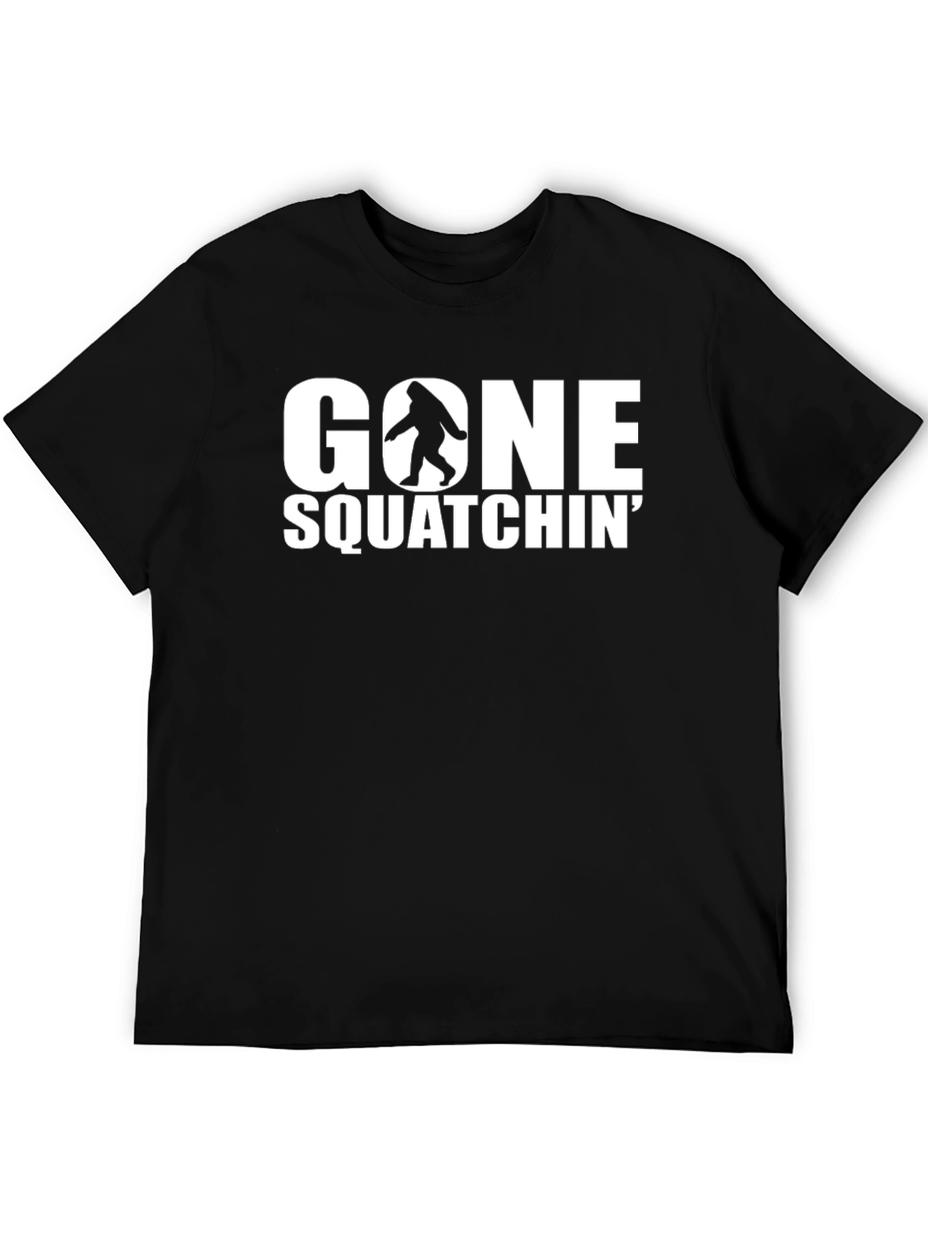 Gone Squatchin Graphic T-Shirt - Black