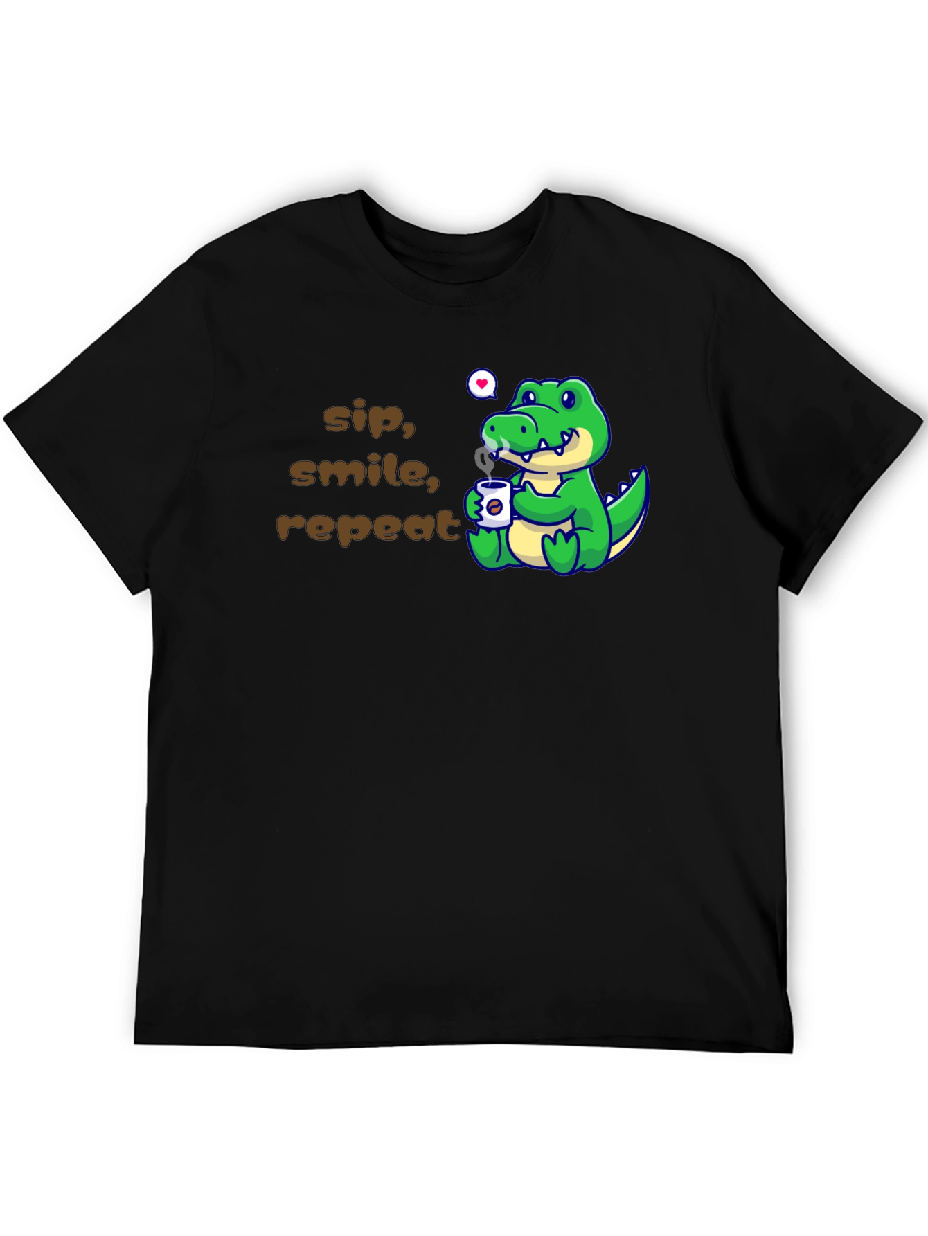 Sip Smile Repeat Alligator T-Shirt