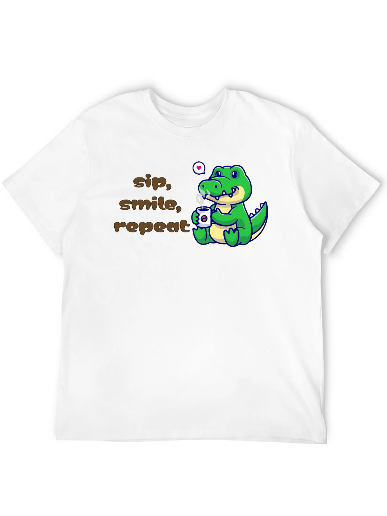 Sip Smile Repeat Alligator T-Shirt