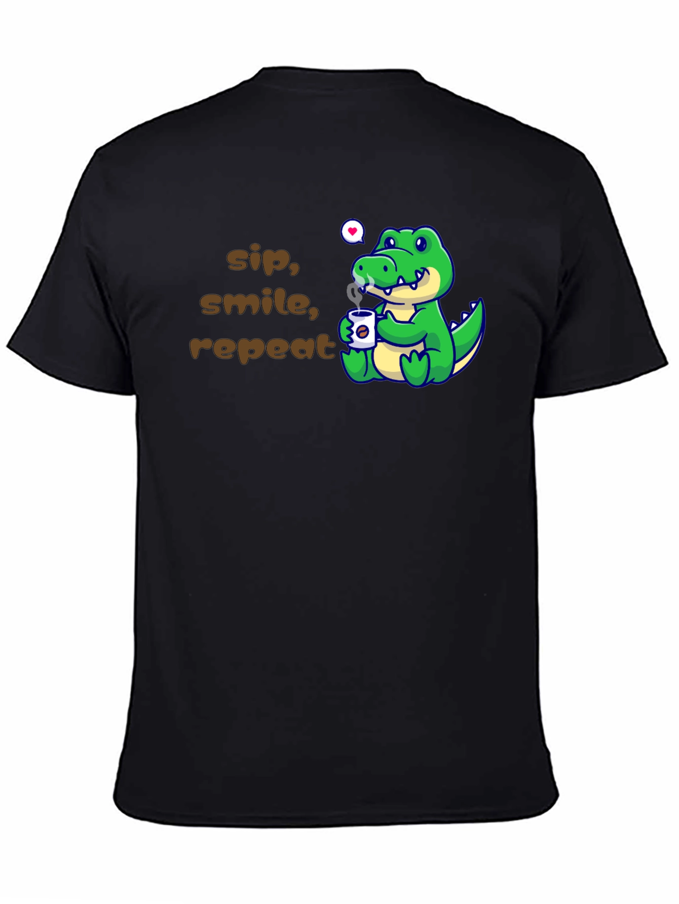 Sip Smile Repeat Alligator T-Shirt