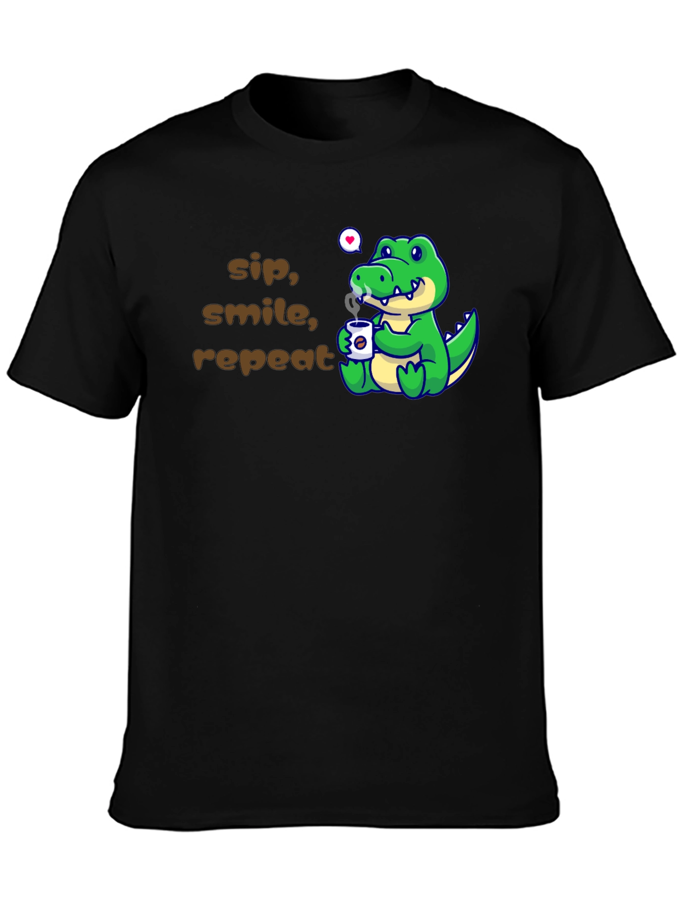 Sip Smile Repeat Alligator T-Shirt