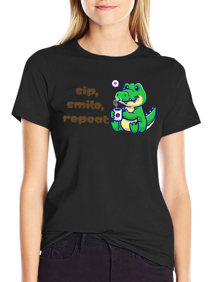 Sip Smile Repeat Alligator T-Shirt