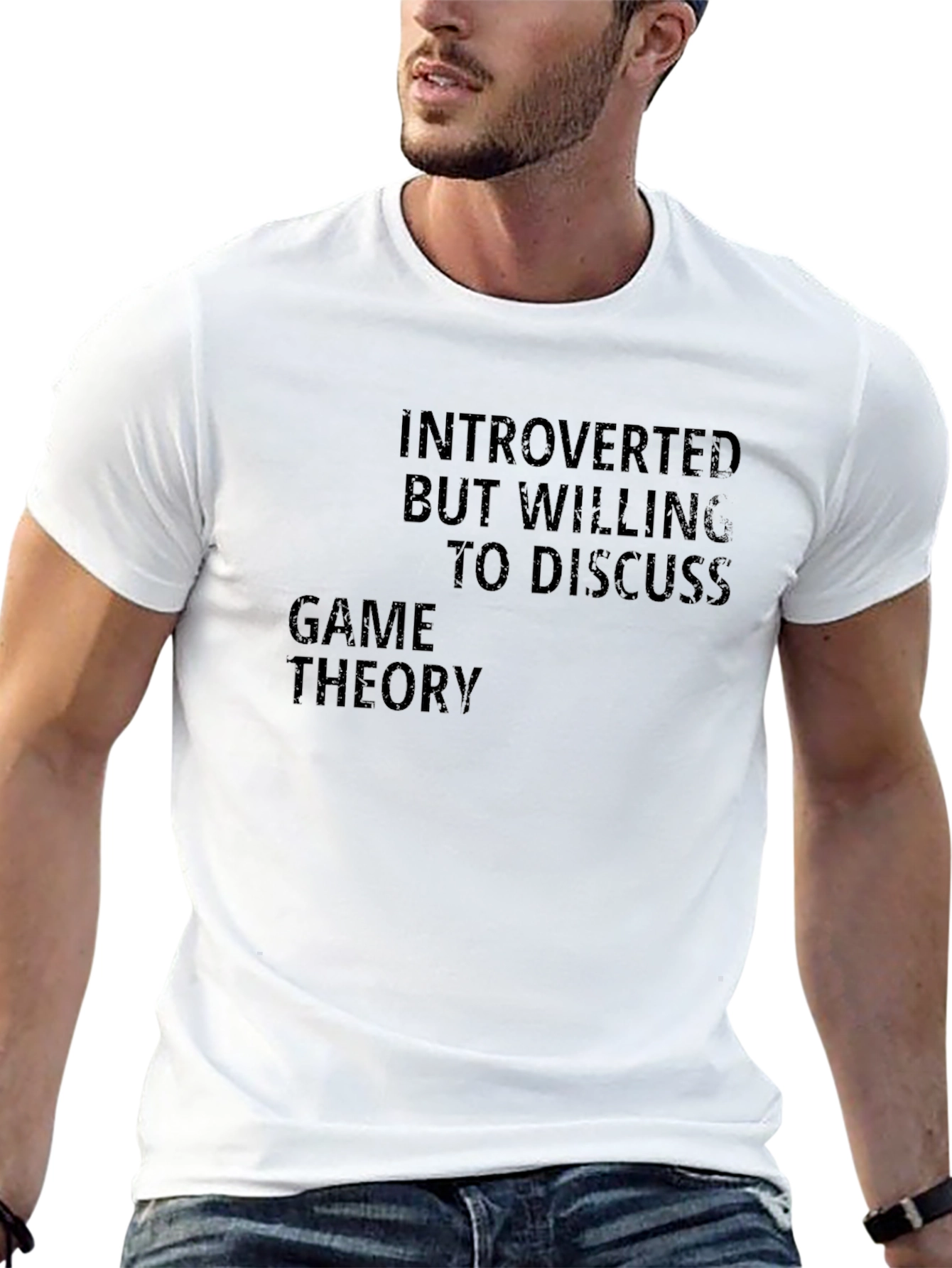 Introverted Game Theory T-Shirt - Black