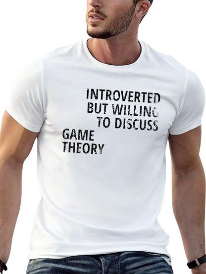 Introverted Game Theory T-Shirt - Black