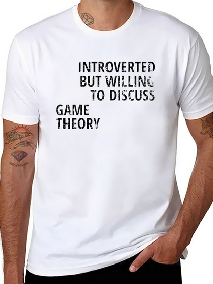 Introverted Game Theory T-Shirt - Black