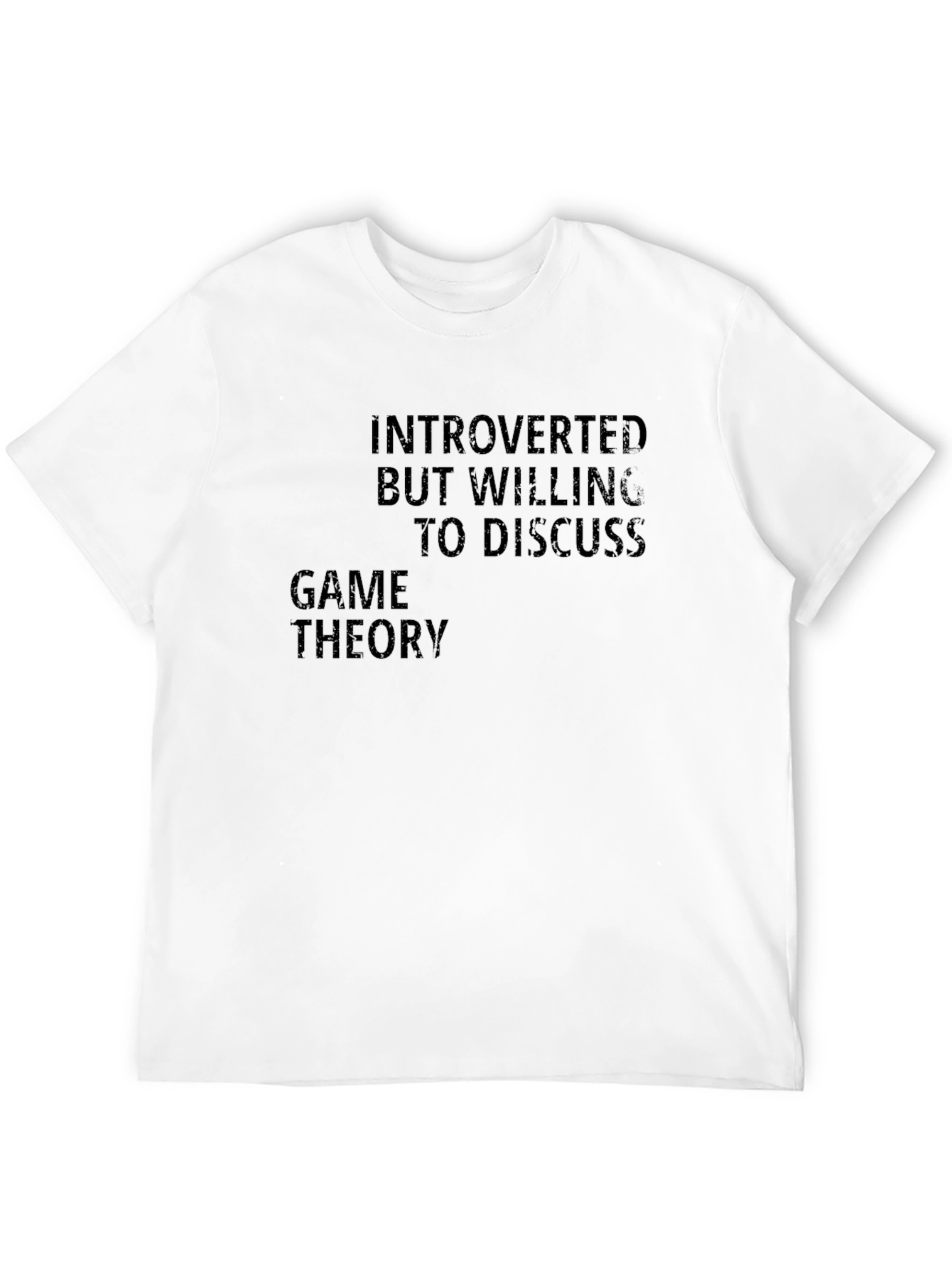 Introverted Game Theory T-Shirt - Black