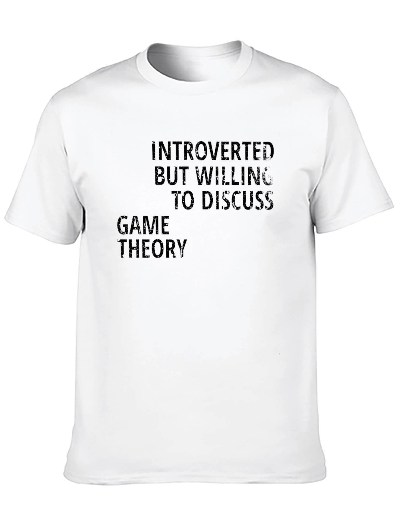 Introverted Game Theory T-Shirt - Black