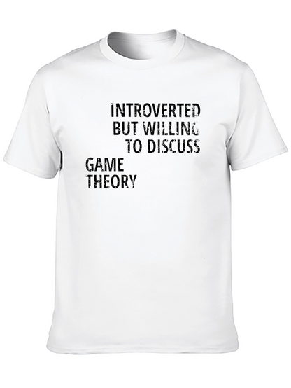 Introverted Game Theory T-Shirt - Black