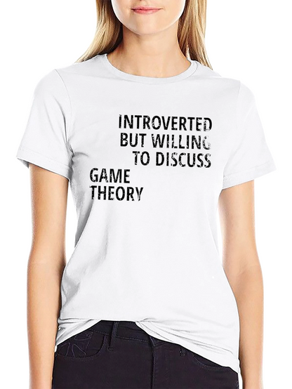 Introverted Game Theory T-Shirt - Black