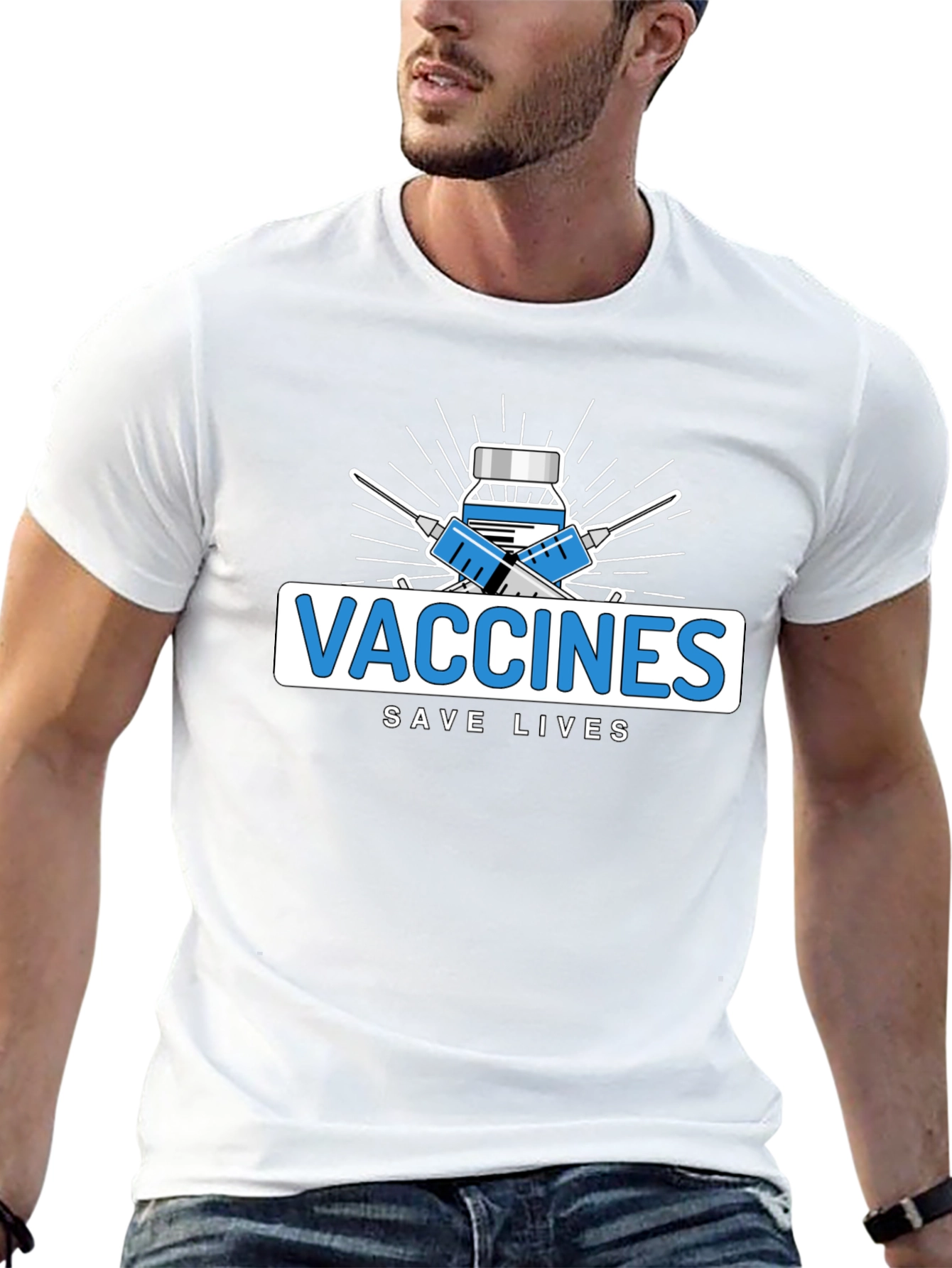 Vaccines Save Lives Graphic Tee