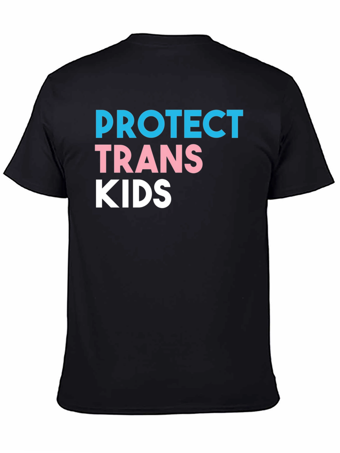 Protect Trans Kids Black Graphic T-Shirt