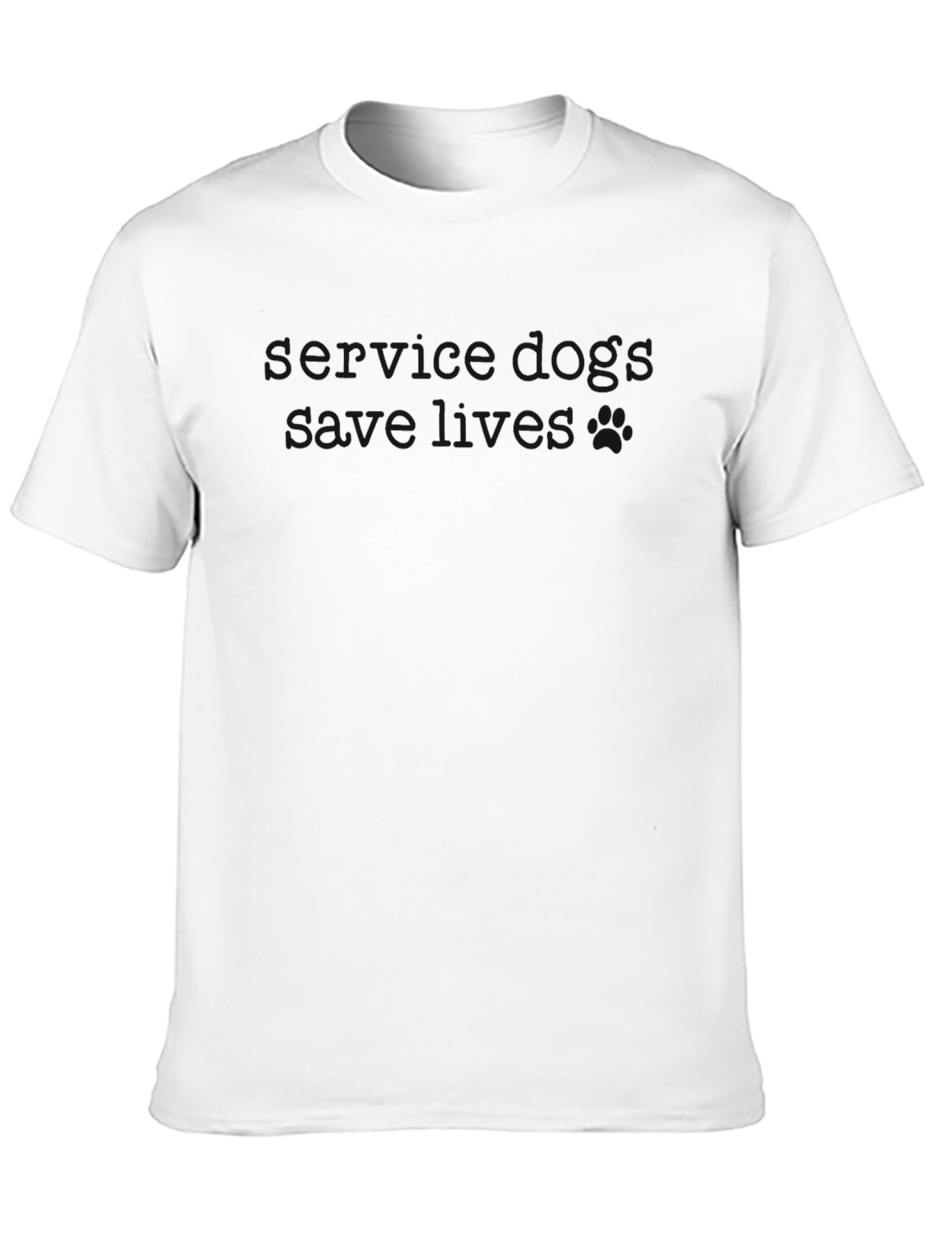 Mens Black Short Sleeve Crew Neck T-Shirt