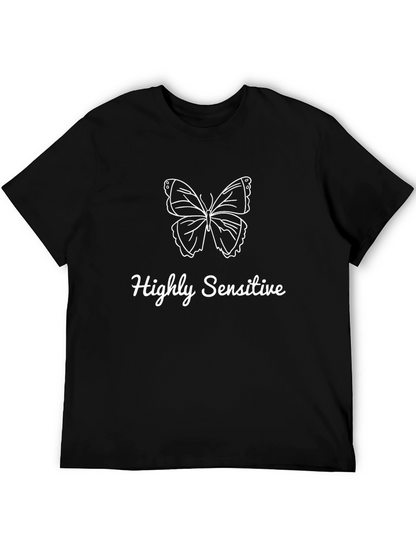 Highly Sensitive Butterfly Graphic Tee