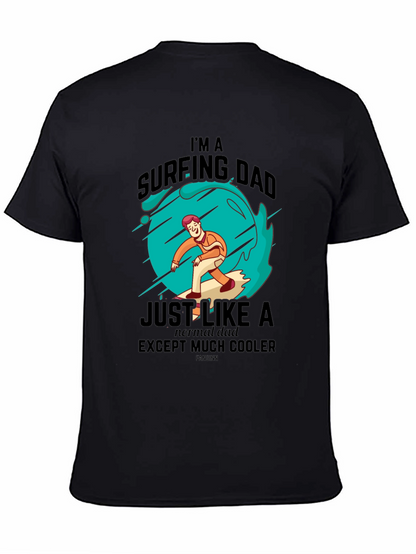 Surfing Dad Cool Graphic Tee