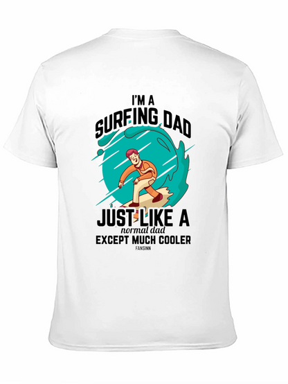 Surfing Dad Cool Graphic Tee