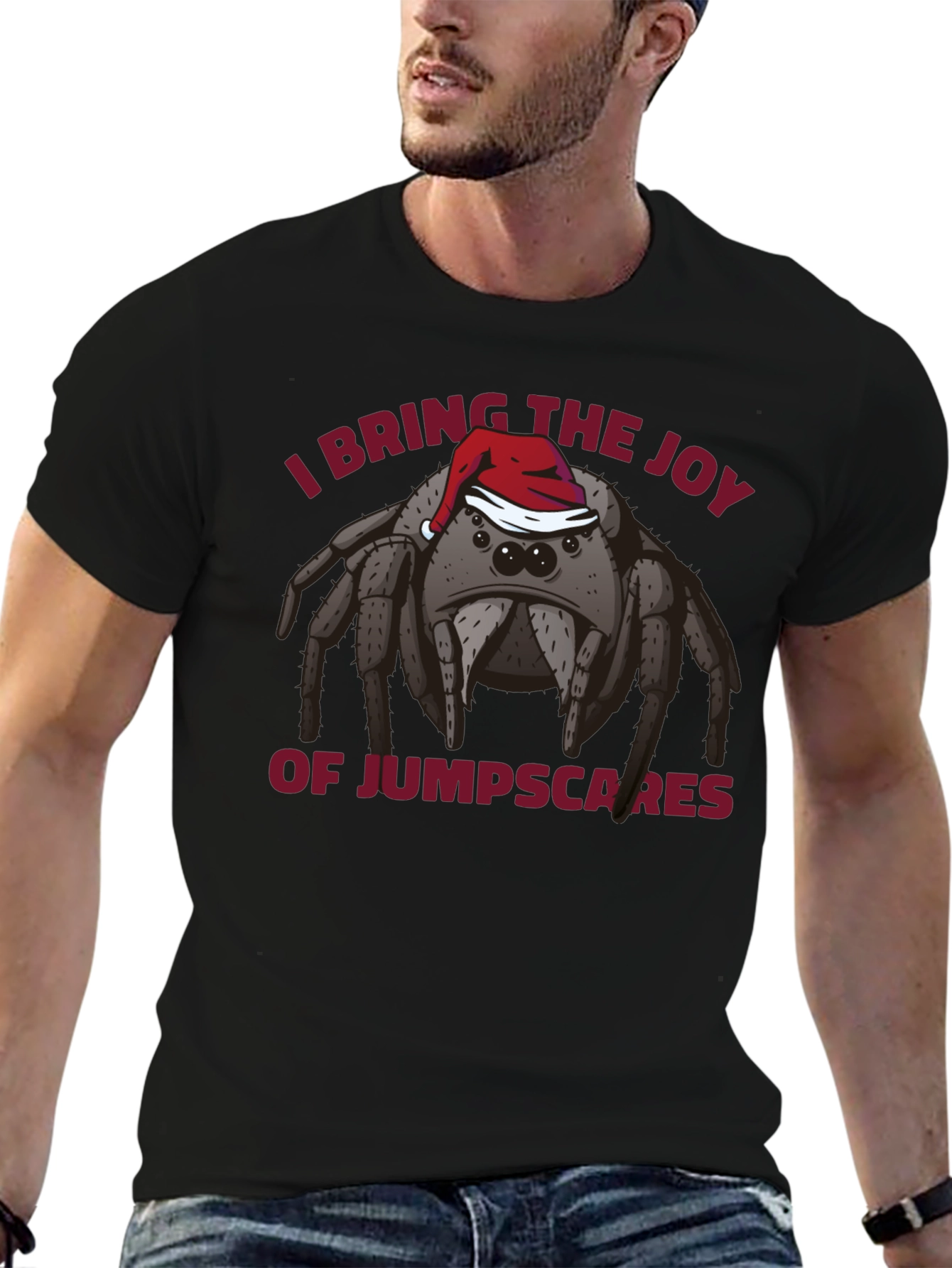 Jumpscares Christmas Spider T-Shirt
