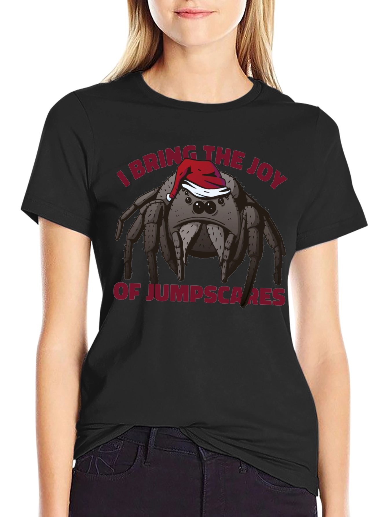 Jumpscares Christmas Spider T-Shirt