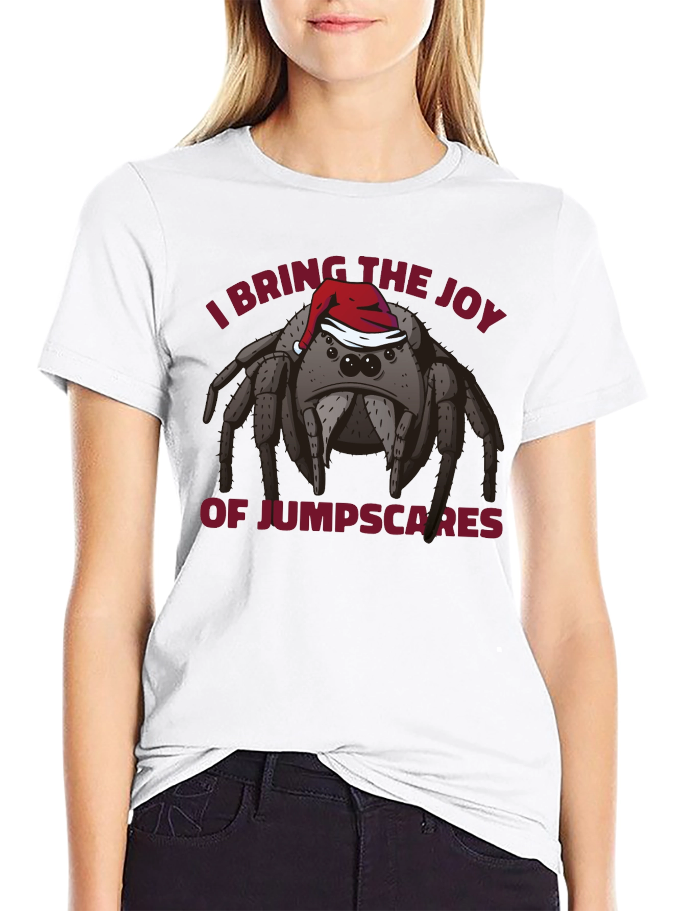 Jumpscares Christmas Spider T-Shirt
