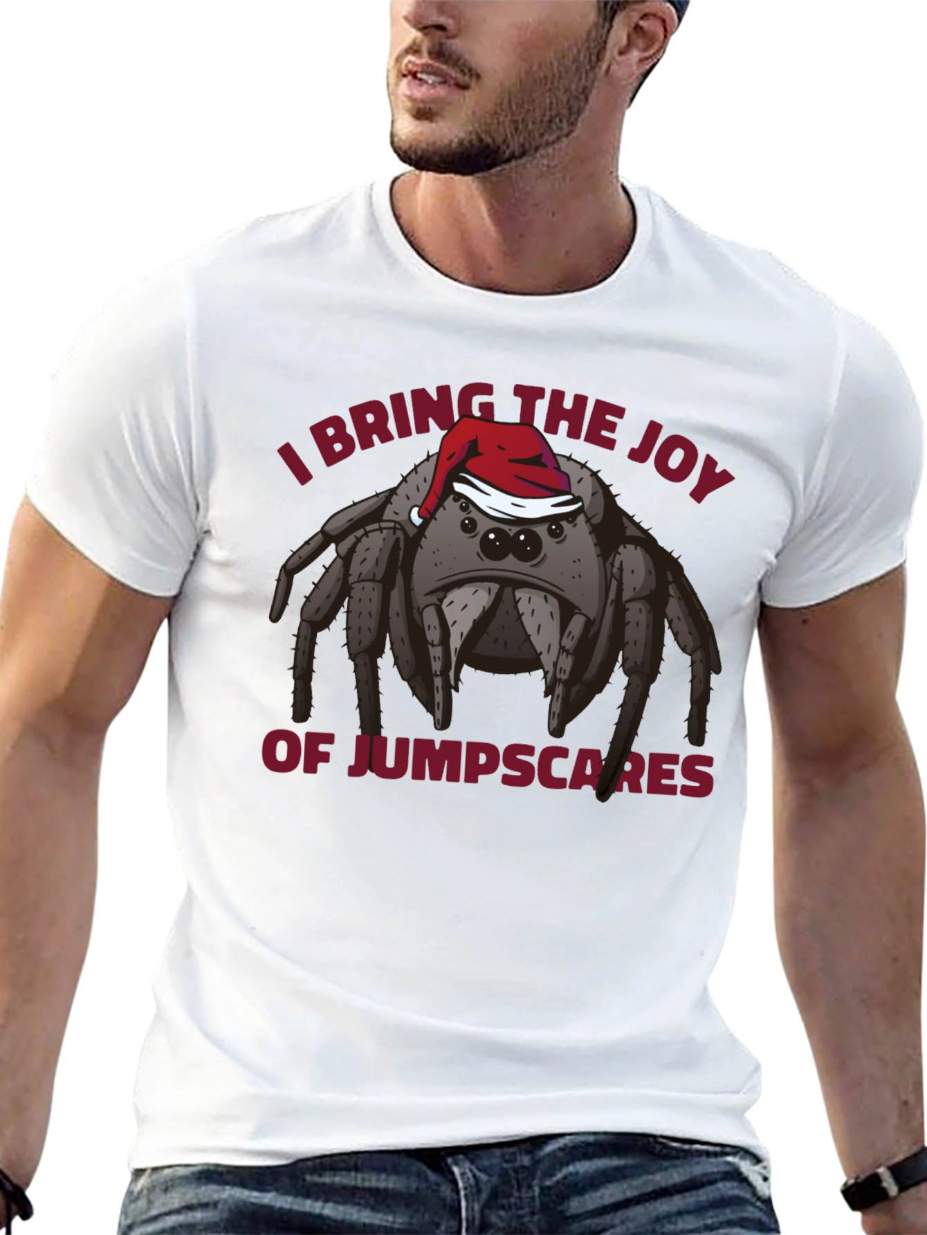 Jumpscares Christmas Spider T-Shirt