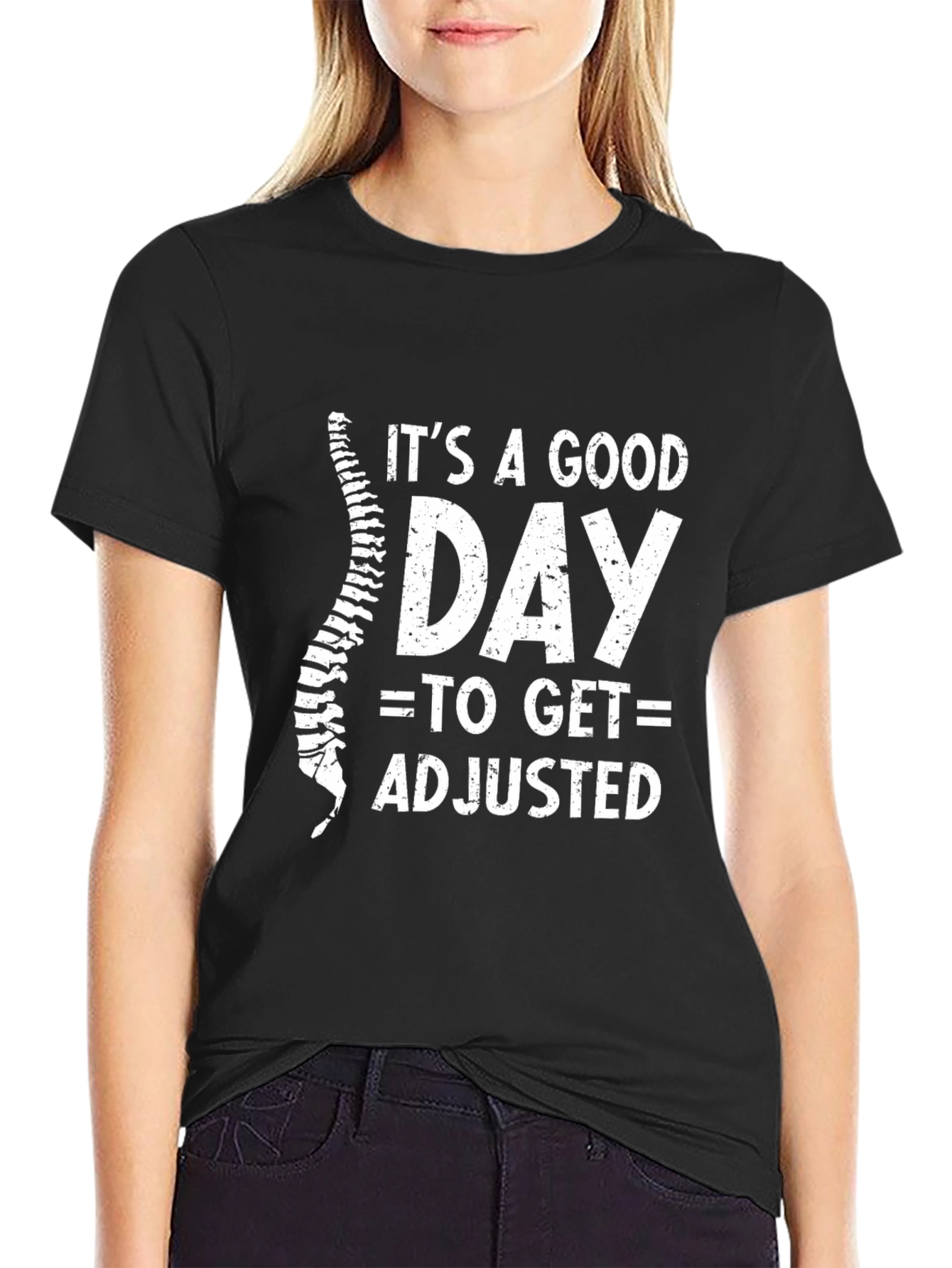 Chiropractor Its A Good Day Black T-Shirt