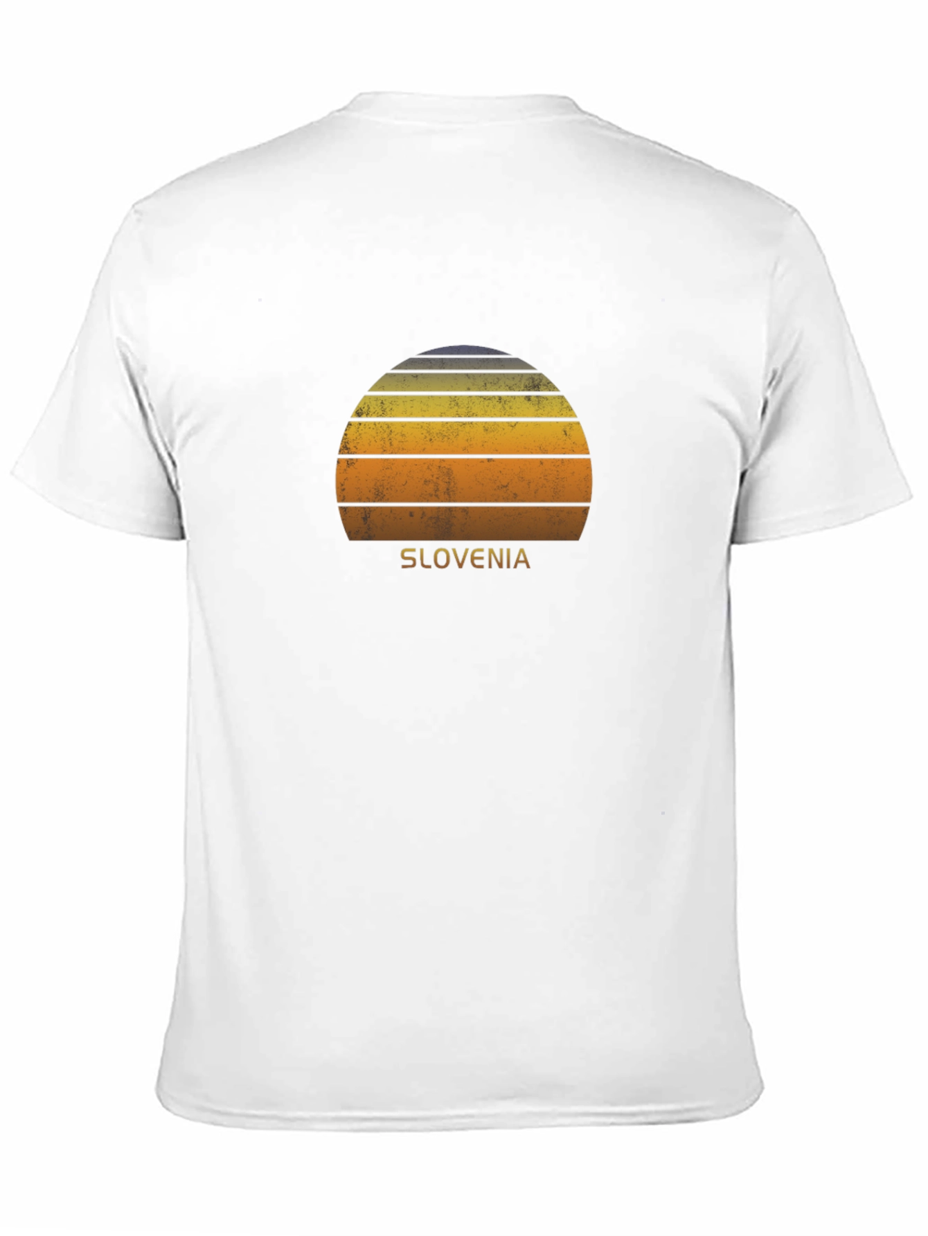 Slovenia Sunset Graphic T-Shirt - Black