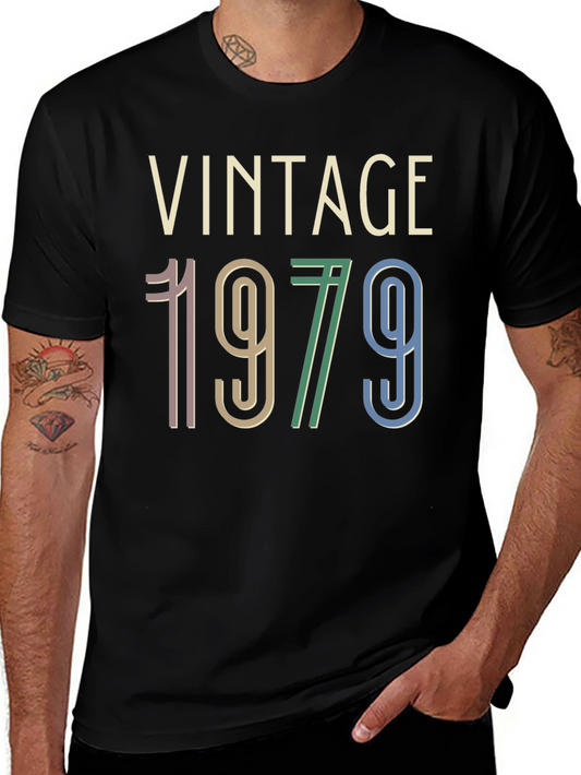Vintage 1979 T-Shirt - Classic Birthday Tee