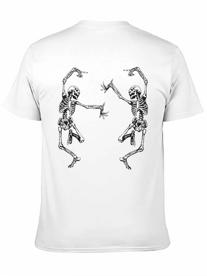 Dancing Skeletons Graphic Tee - Black