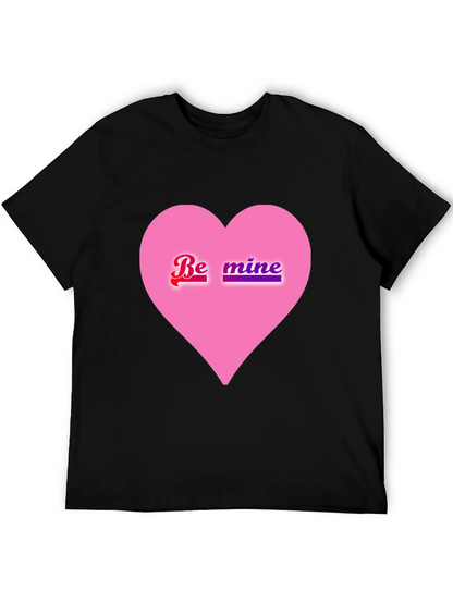 Be Mine Pink Heart Valentines Day T-Shirt