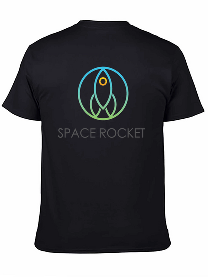 Space Rocket Graphic T-Shirt - Modern Design