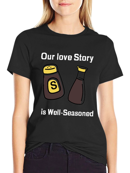 Well-Seasoned Love Story Graphic T-Shirt