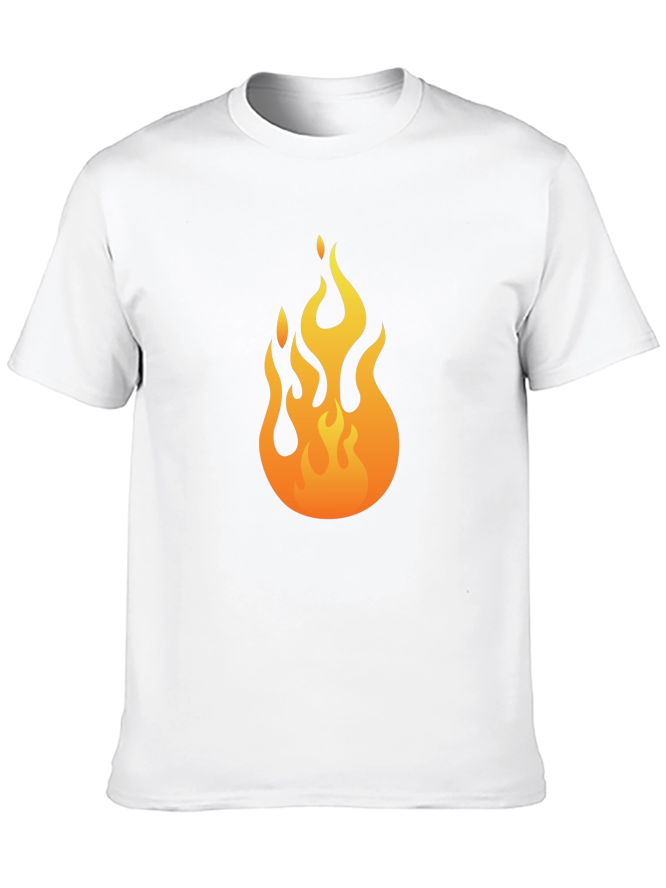 Flame Graphic Black T-Shirt