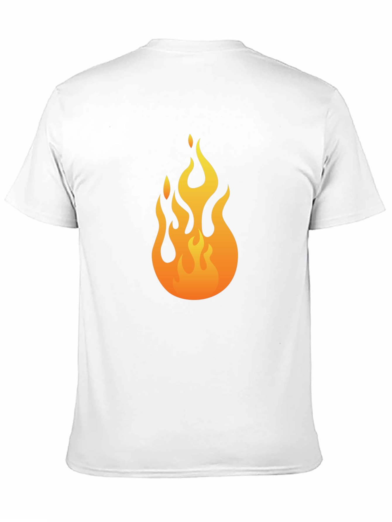Flame Graphic Black T-Shirt