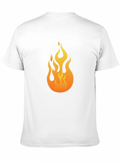 Flame Graphic Black T-Shirt