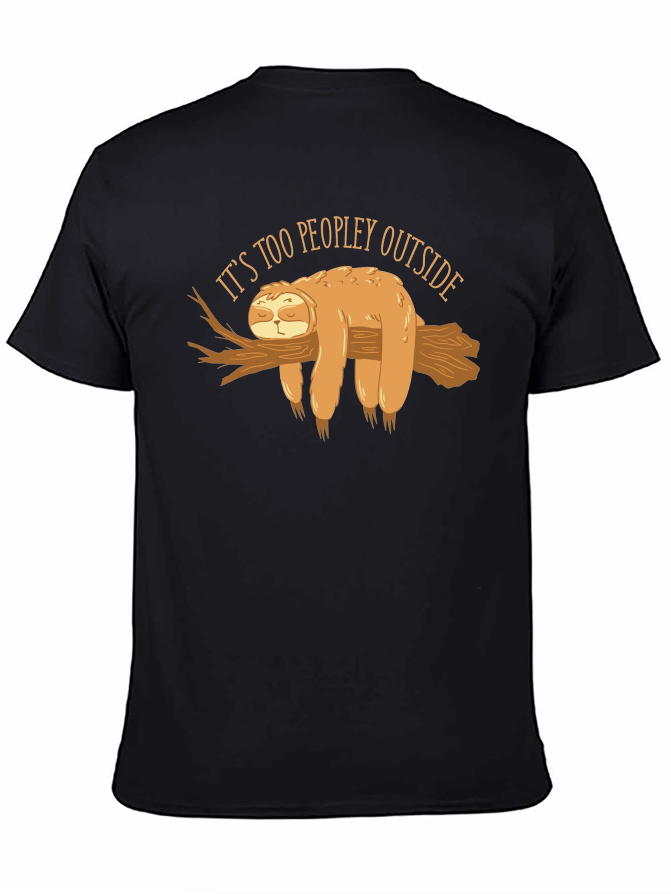 Sloth Too Peopley Graphic T-Shirt