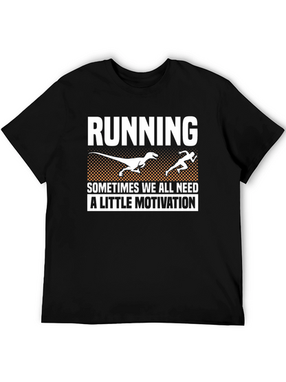 Running Dinosaur Motivation T-Shirt