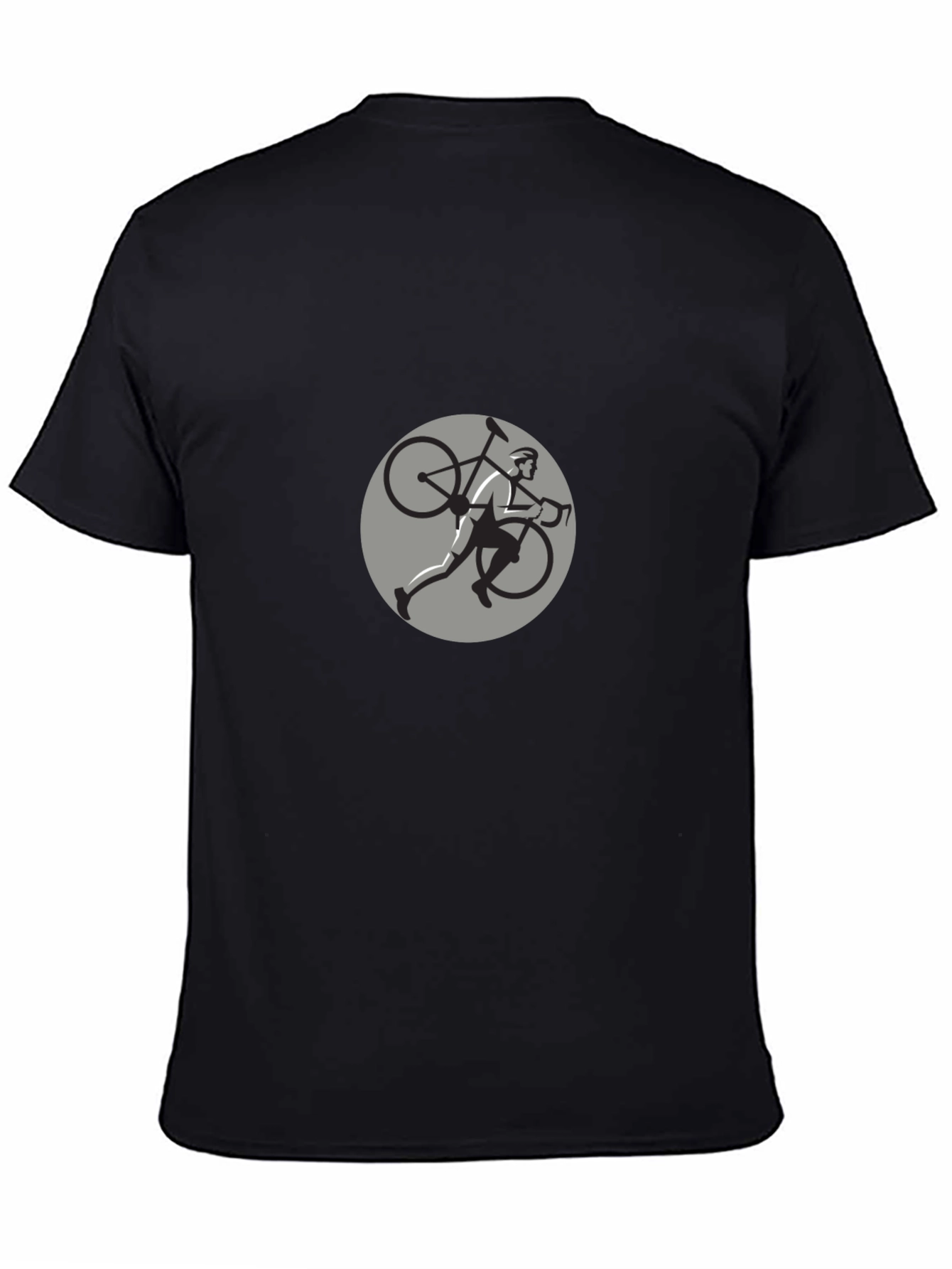 Cyclist Graphic Black T-Shirt
