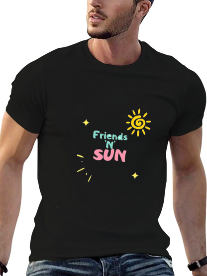 Friends N Sun Black T-Shirt