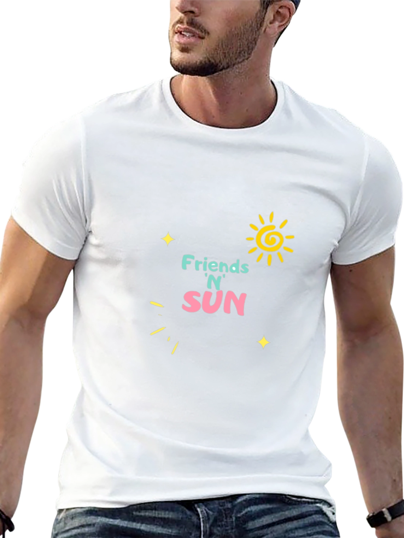 Friends N Sun Black T-Shirt