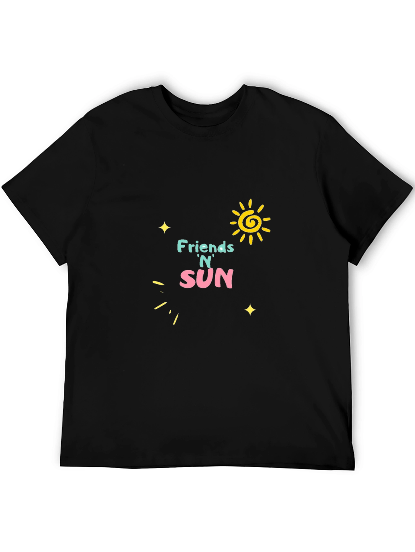 Friends N Sun Black T-Shirt