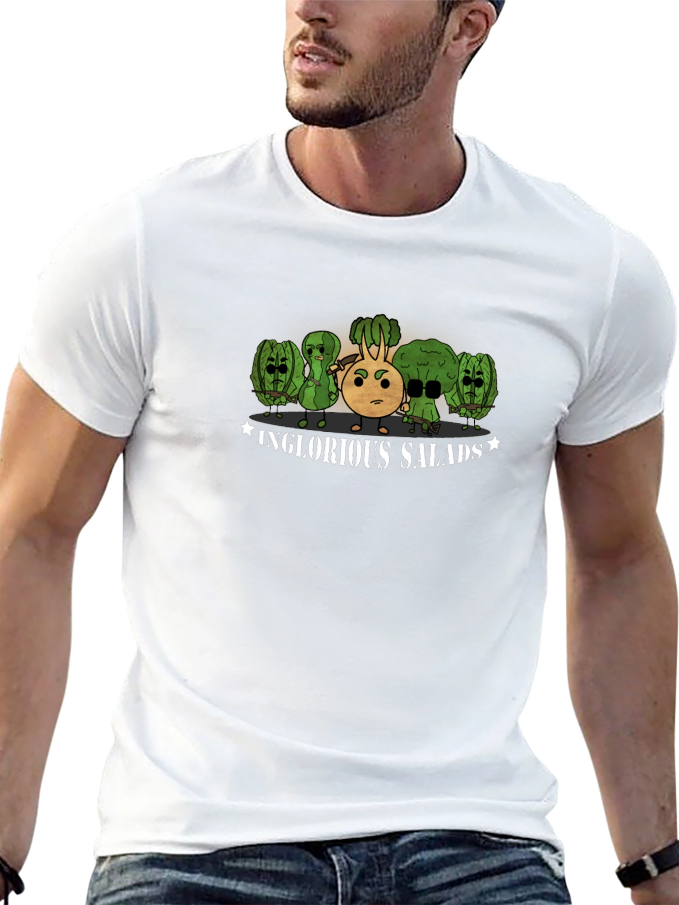 Inglorious Salads Graphic Black T-Shirt