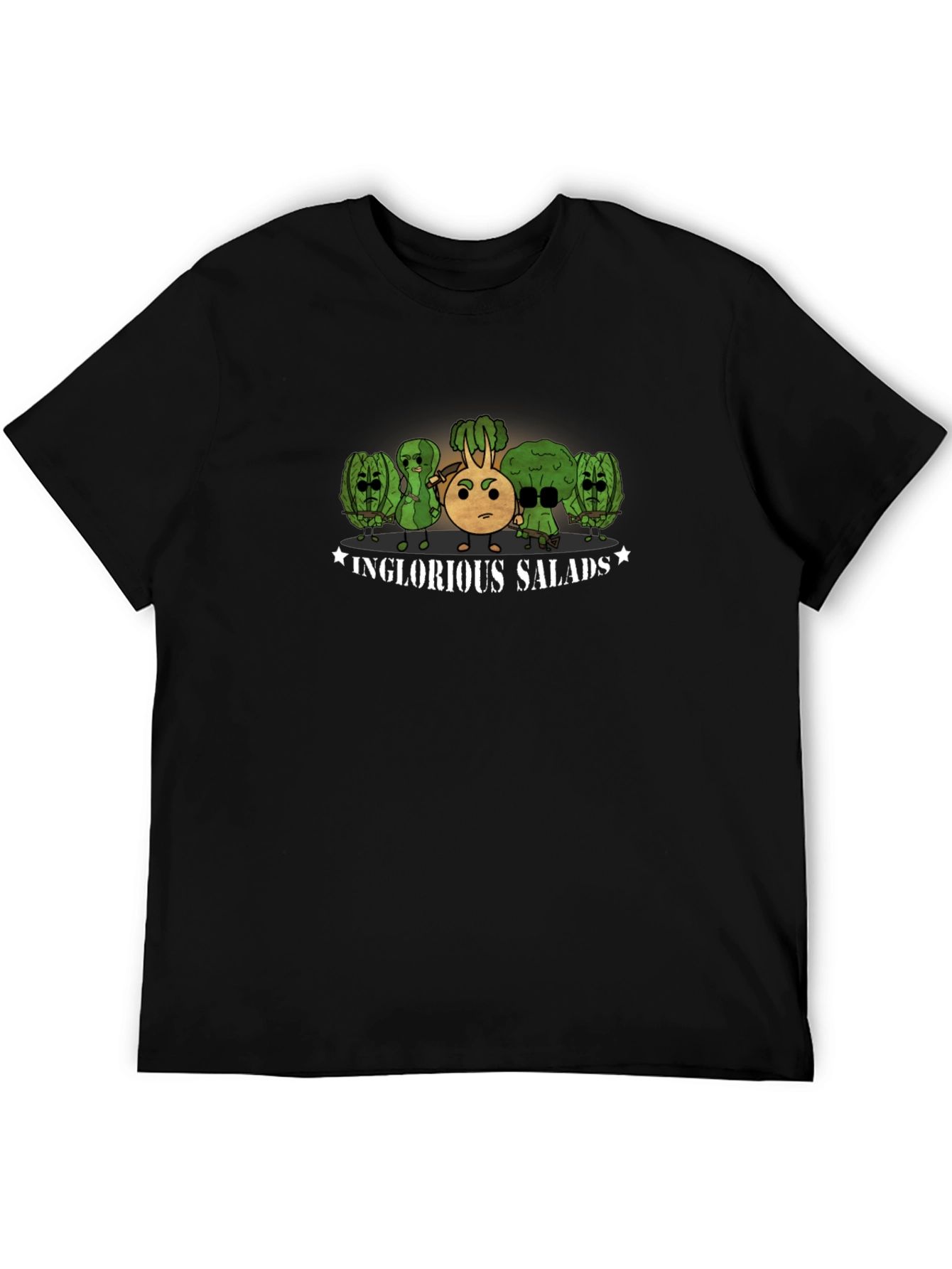Inglorious Salads Graphic Black T-Shirt