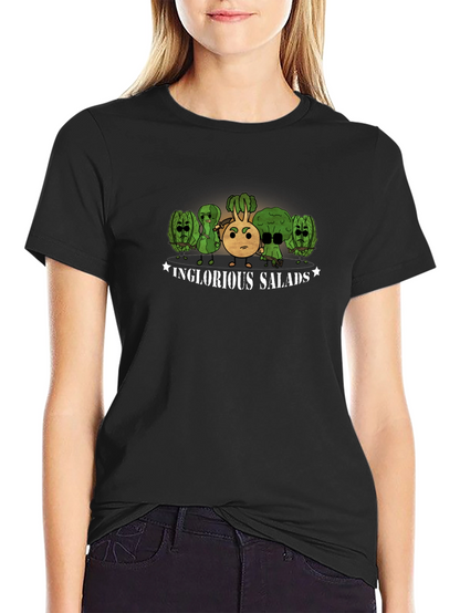 Inglorious Salads Graphic Black T-Shirt