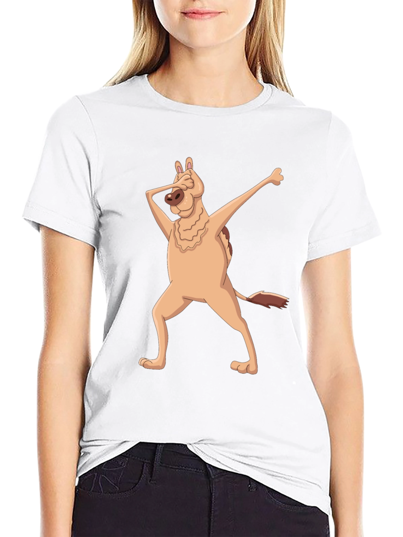 Dabbing Dog Graphic T-Shirt - Mens Black Tee