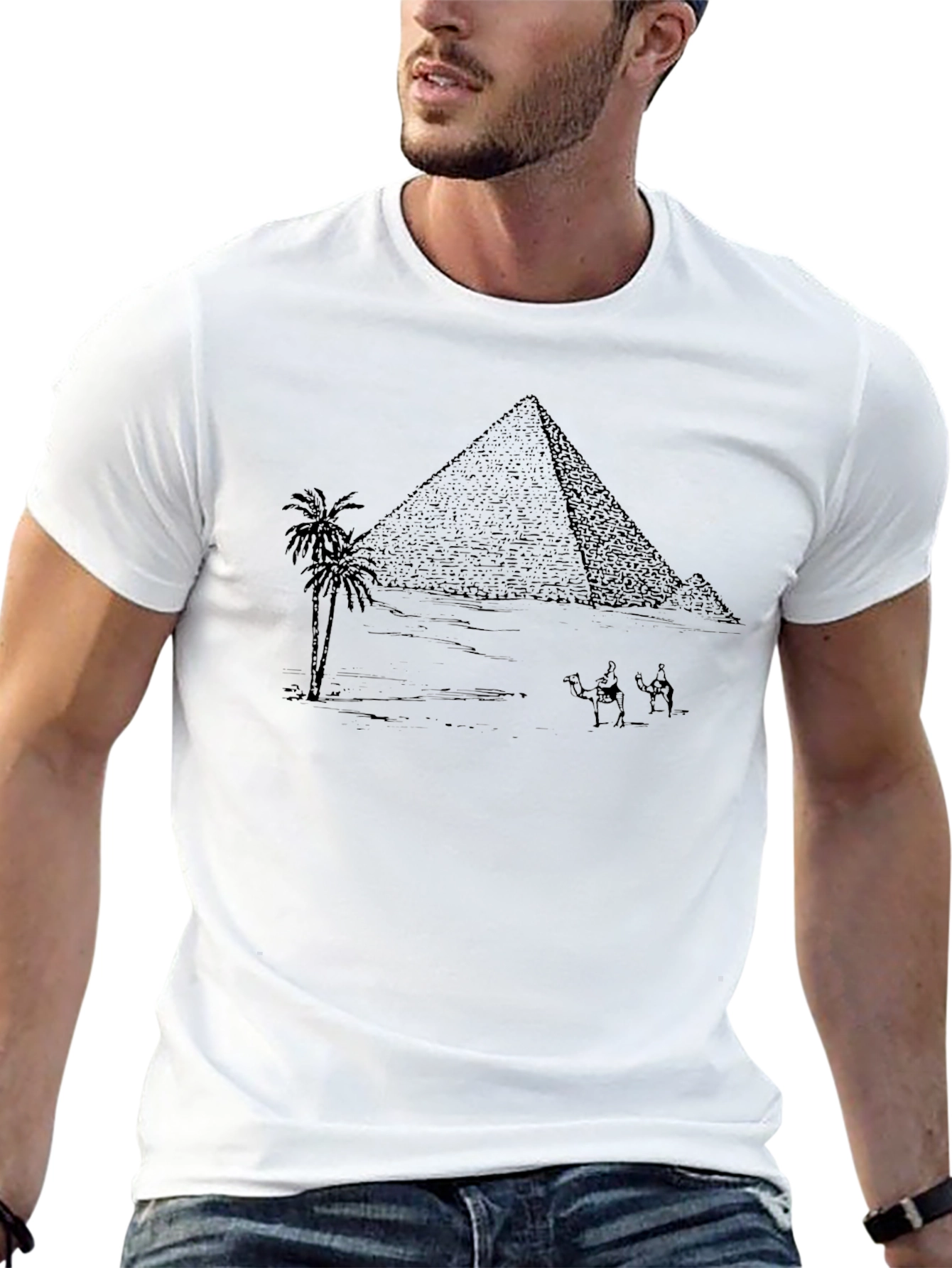 Egyptian Pyramid T-Shirt - Graphic Tee