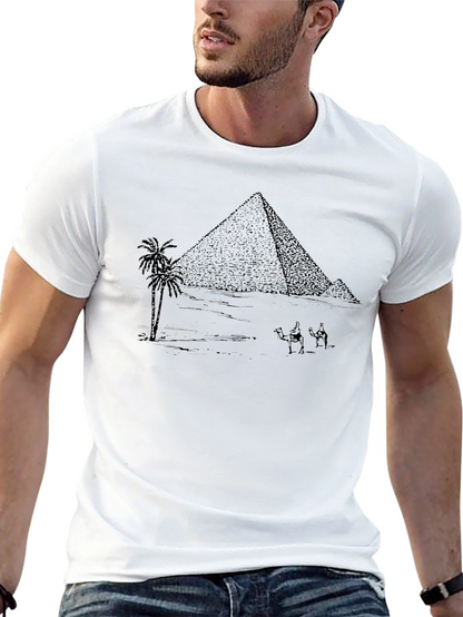 Egyptian Pyramid T-Shirt - Graphic Tee