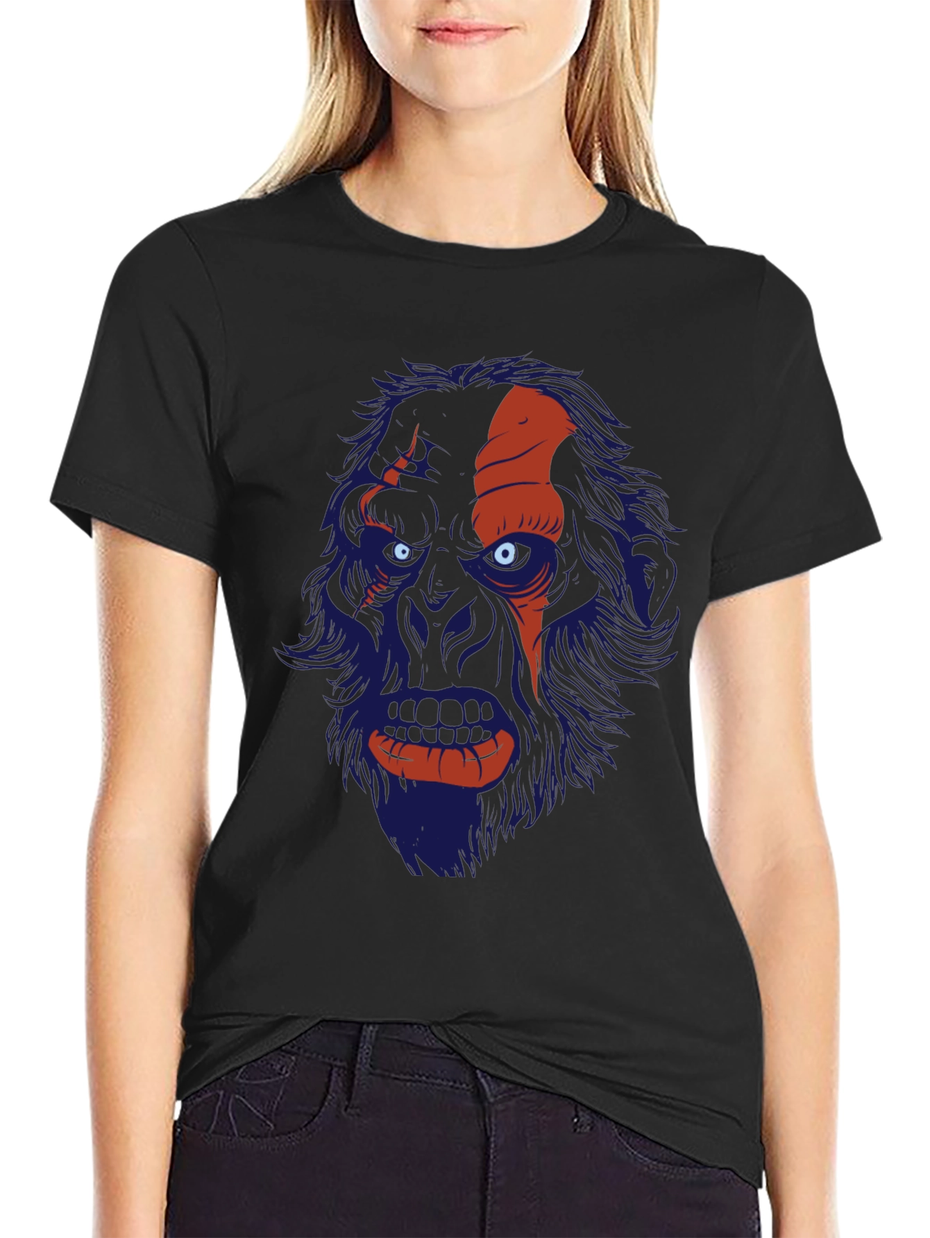 Monster Graphic Tee - Black