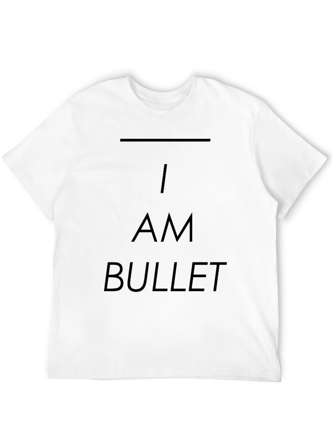 I am Bullet Graphic Print T-Shirt