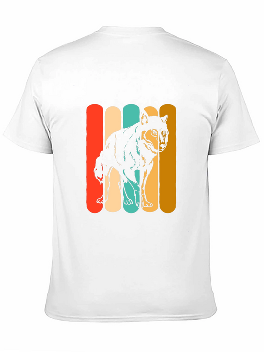 Retro Wolf T-Shirt - Vintage Style Graphic Tee