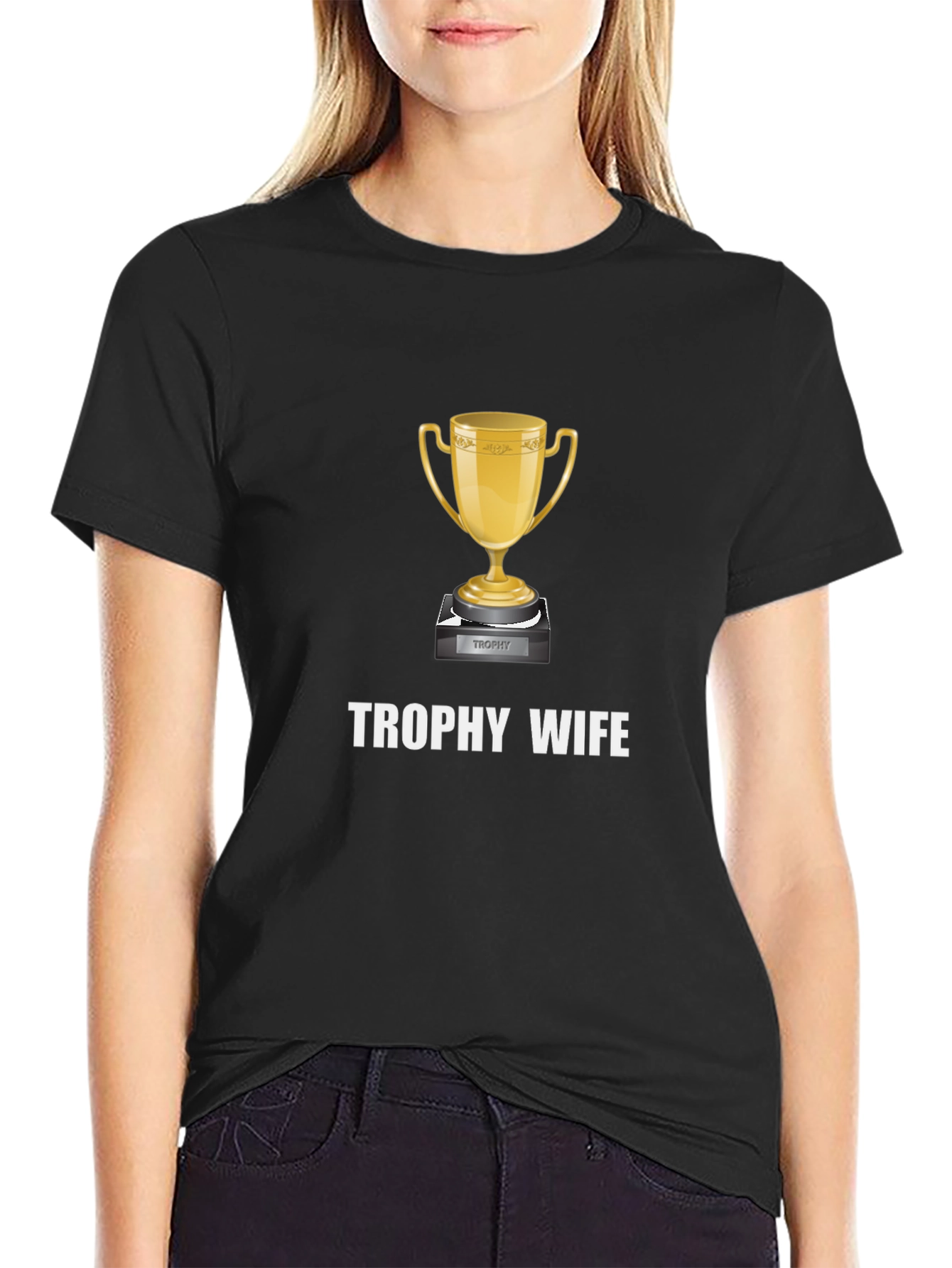 Trophy Wife Graphic Tee - Novelty Gift